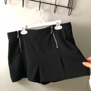 Black dress shorts
